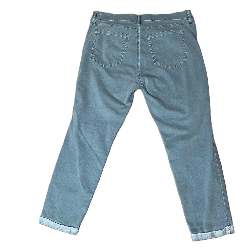Loft Light Blue teal Size 30/10 Modern Skinny Crop Jeans - Picture 6 of 10